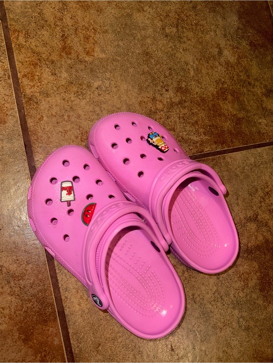 Other - CROCS Kids Pink Slip-On Clog Sandals - Comfortable Lightweight Design